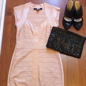 Blush French Connection bandage dress. M.